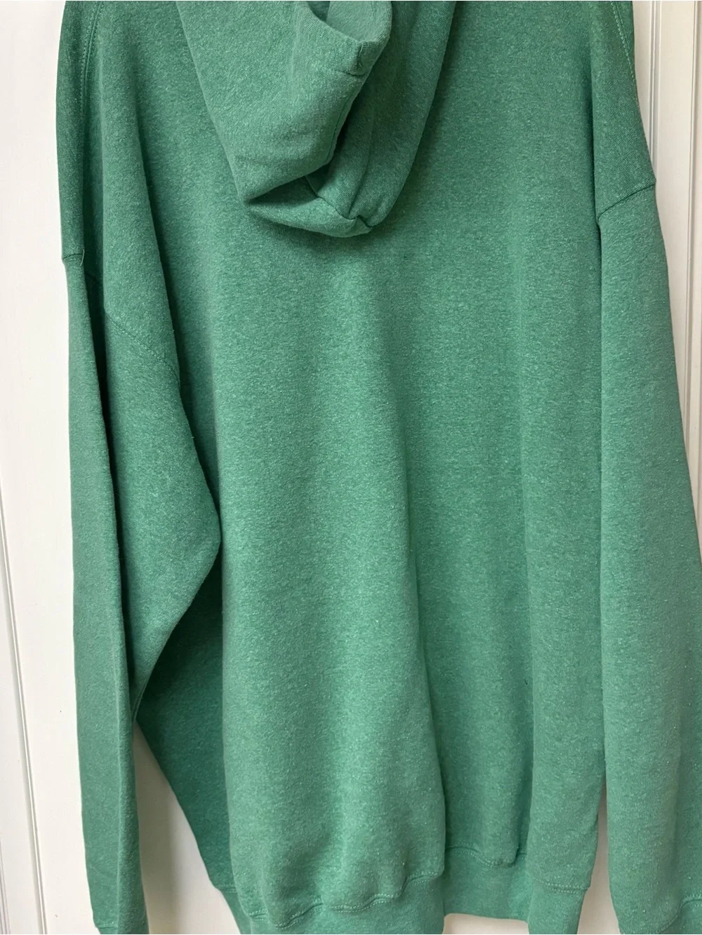 Green Crewneck Sweatshirt with Chicago Graphic